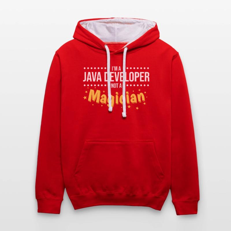 Java Developer Sweat à capuche contrasté