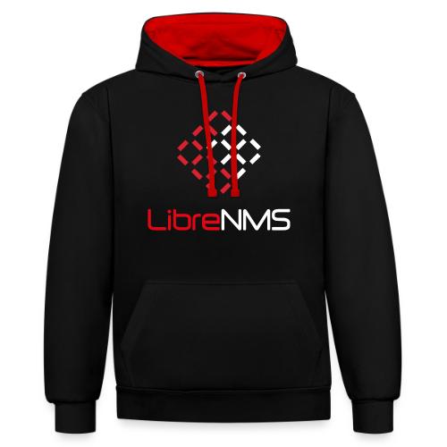 LibreNMS Vertical - Contrast hoodie