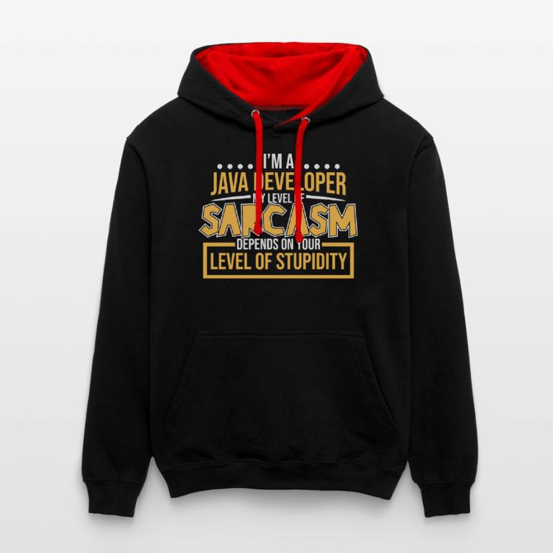 Java Developer Kontrast-Hoodie