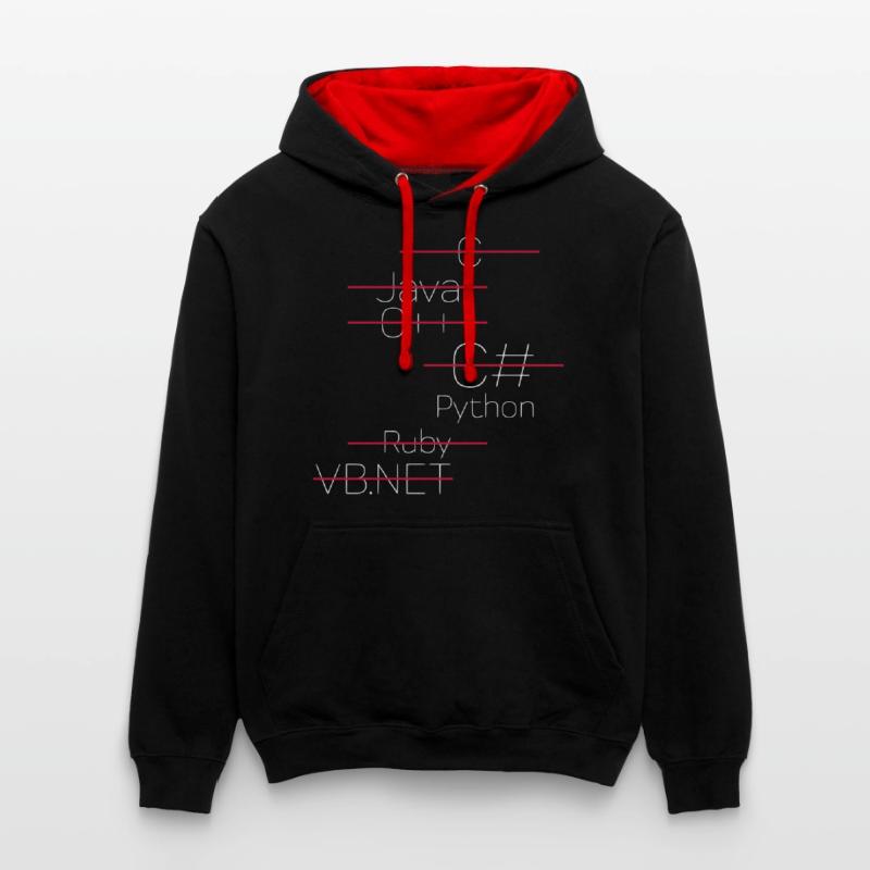Contrast hoodie