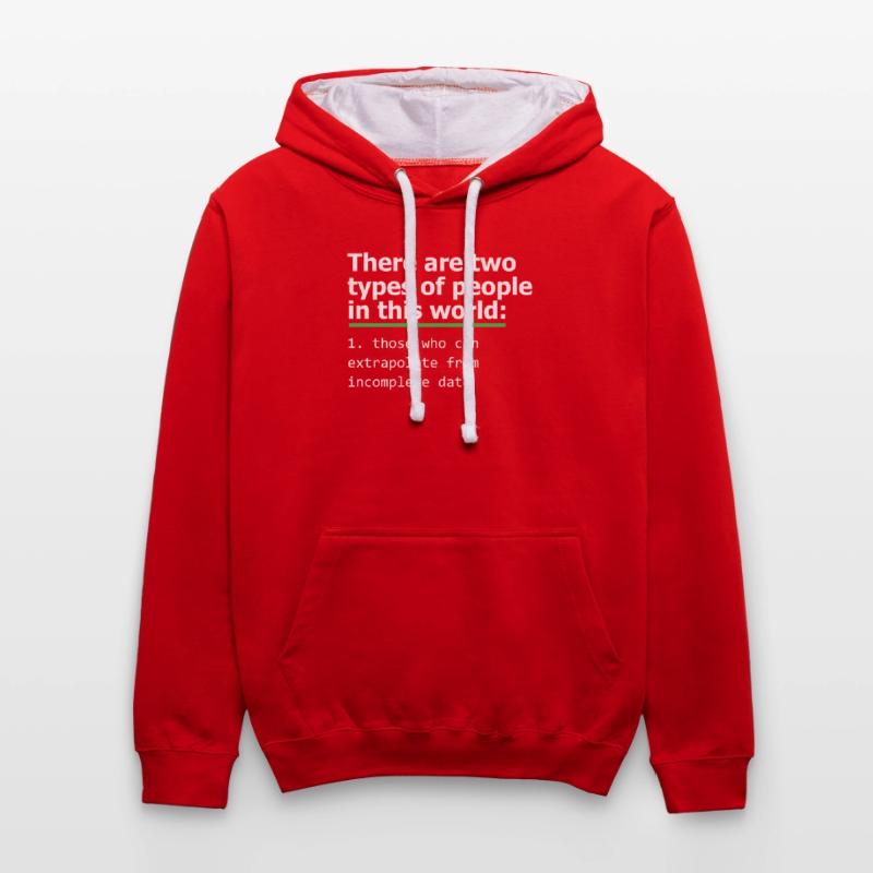 Programmeur Incomplete Data Coder Computer PC Gift Sweat à capuche contrasté