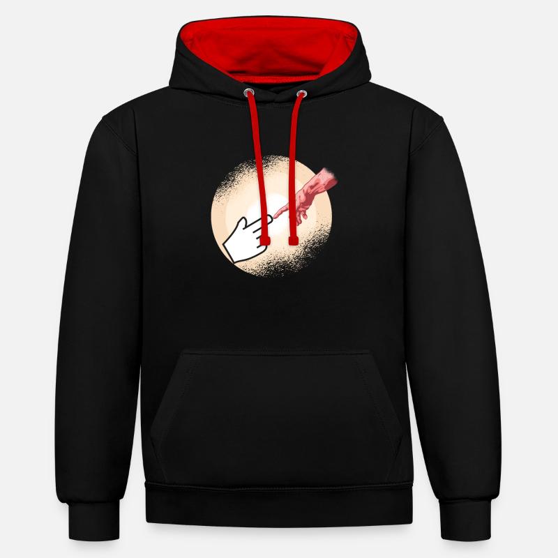 Programmierer Informatiker Informatik - Kontrast-Hoodie - Schwarz/Rot