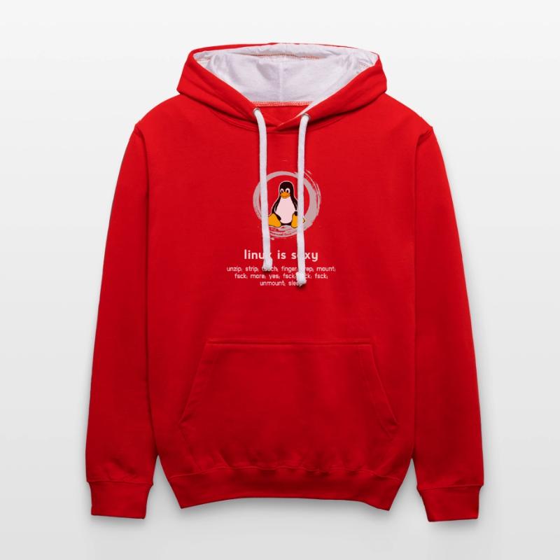 Computer Admin pc programmer code system humor Contrast hoodie