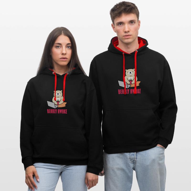 Programmer Compuer Nerd Coder Software Gift Contrast hoodie