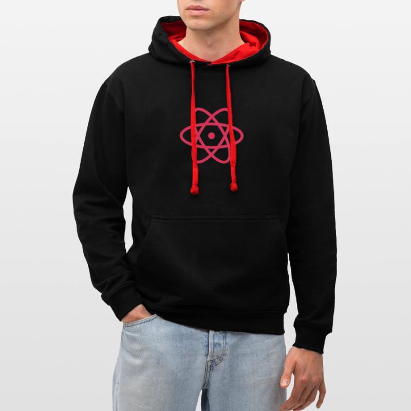 Softwareentwickler Programmierer Java Geschenk Kontrast-Hoodie