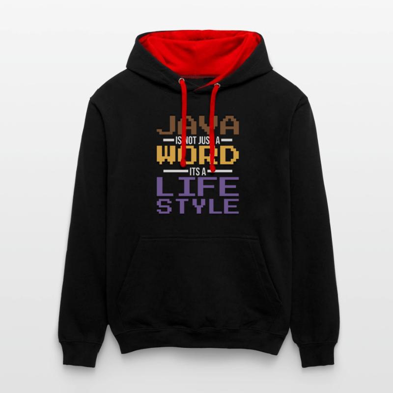 Java Developer Contrast hoodie