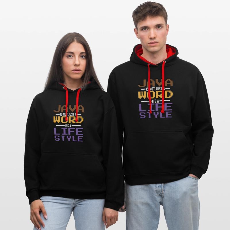 Java Developer Contrast hoodie