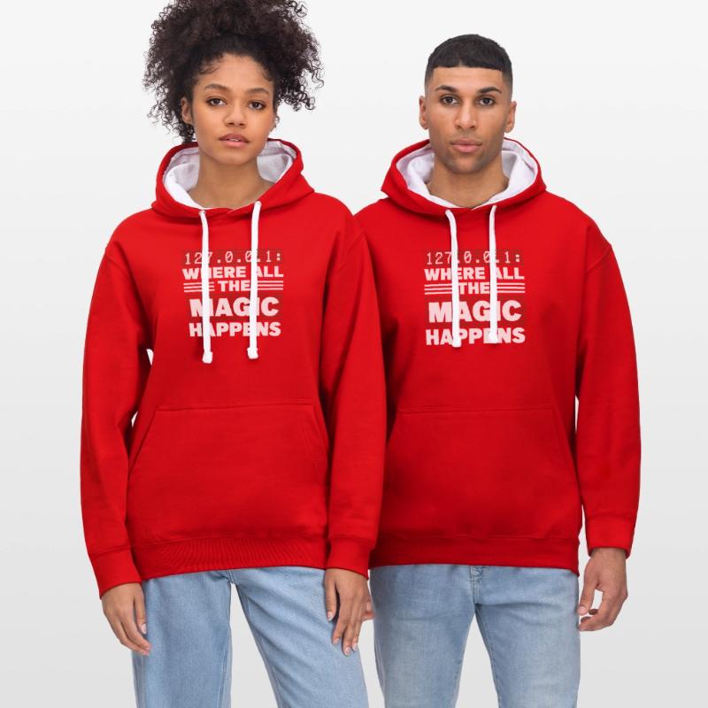 Nicht faul im Debug-Modus Algorithmus-Programmierung Codin Kontrast-Hoodie