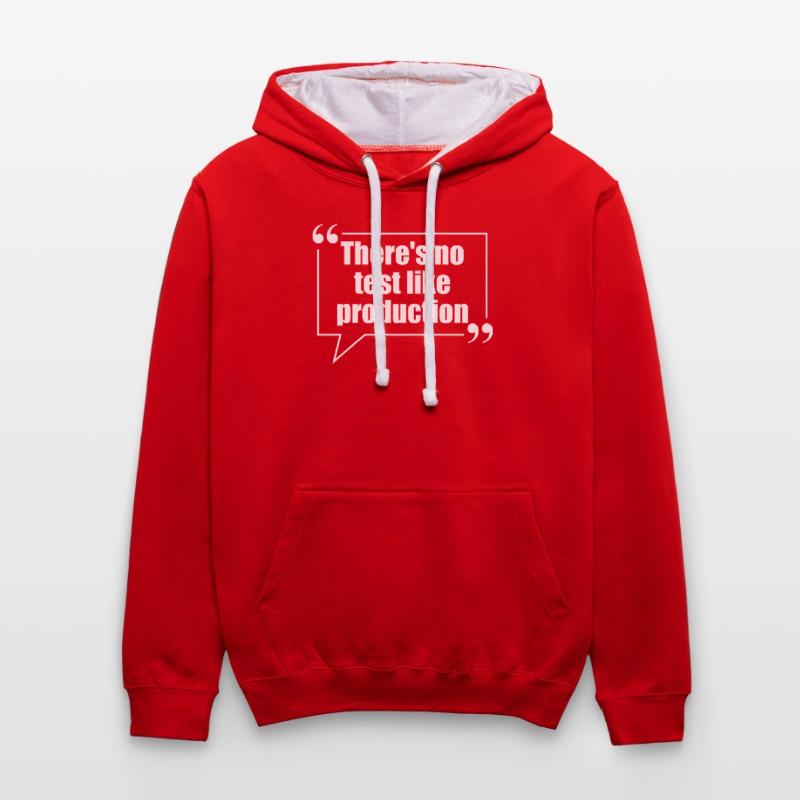 Programmierer, Software, Informatik, Developer Kontrast-Hoodie