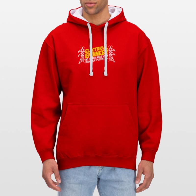 ELECTRICAL ENGINEER: Electrical Engineer Potential Kontrast-Hoodie