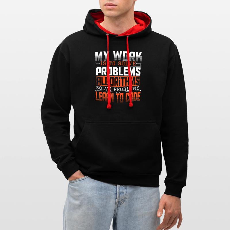 HTML Computer Engineer Hacker Contrast hoodie