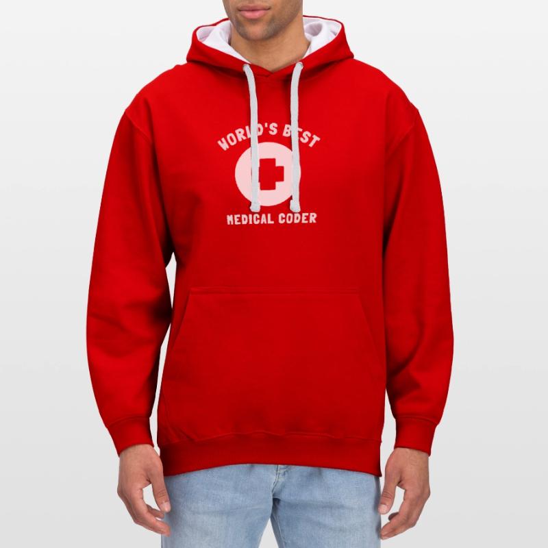 Medical Coder Coding VA Nurse And Clinical Coding Kontrast-Hoodie