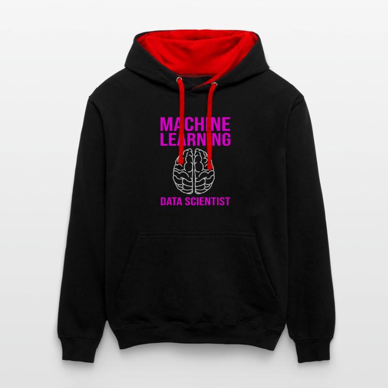 Coder Programmer GPT Contrast hoodie