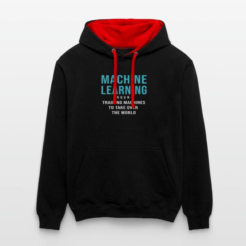 GPT Programmer Coder Contrast hoodie