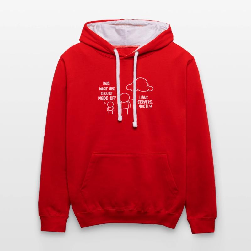 Cloud Storage Data Server Information Technology Contrast hoodie