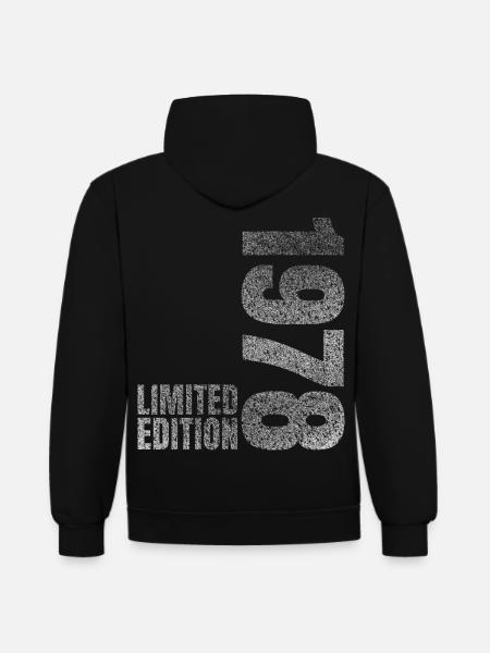 1978 Limited Edition Gift - Contrast hoodie - black/red