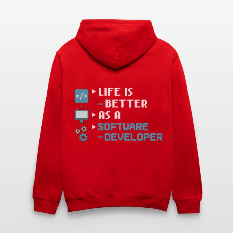 Software Development Software Developer Developer Contrast hoodie