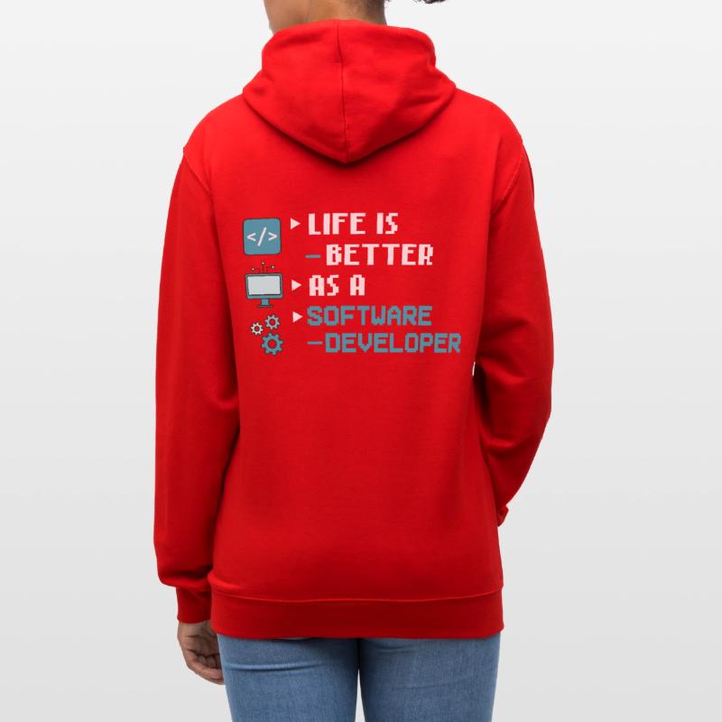 Software Development Software Developer Developer Contrast hoodie