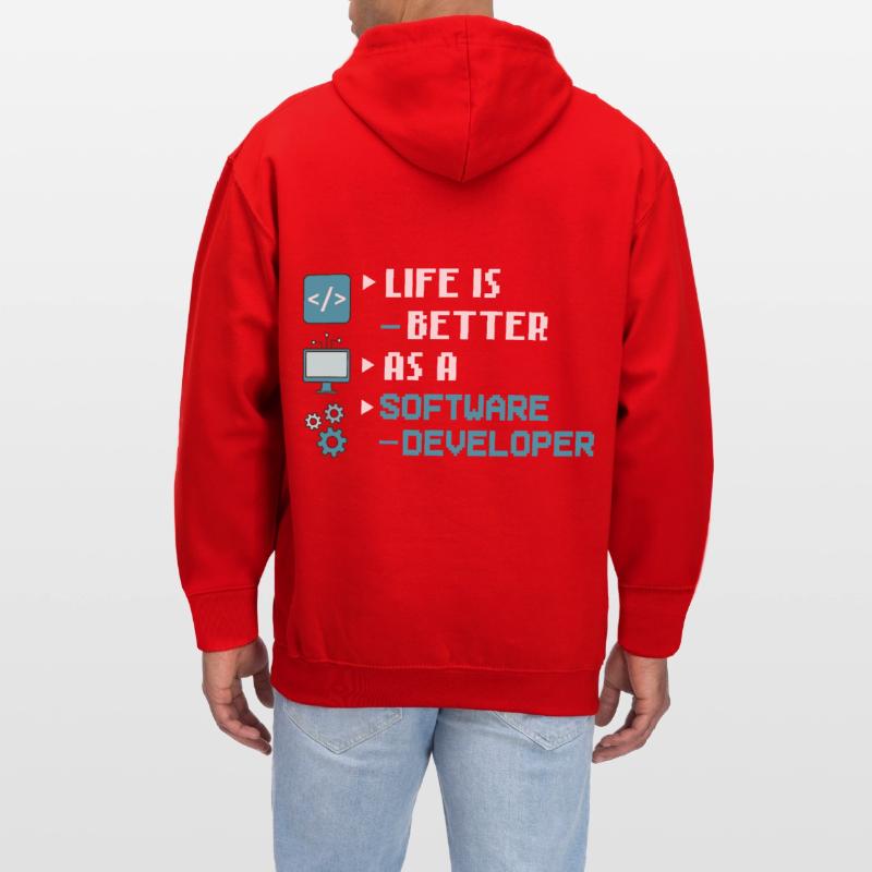 Software Development Software Developer Developer Contrast hoodie