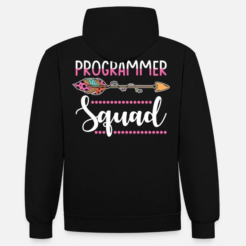 Programmer Group Women Team - Contrast hoodie - black/red