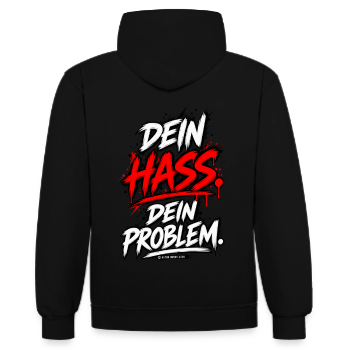 Kontrast-Hoodie
