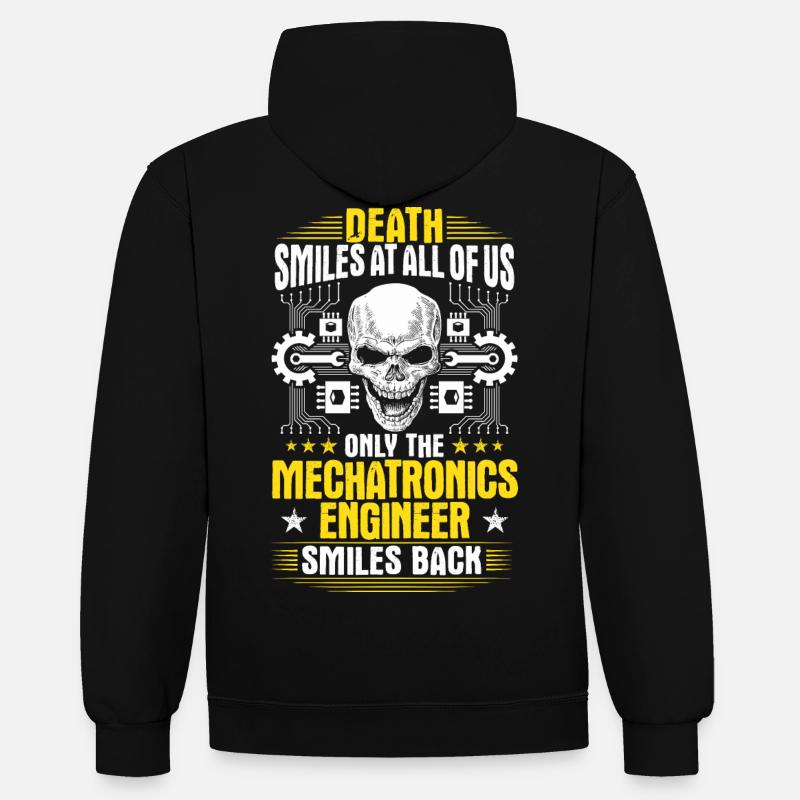 Mechatronics technician mechatronics mechatronics gift - Contrast hoodie - black/red