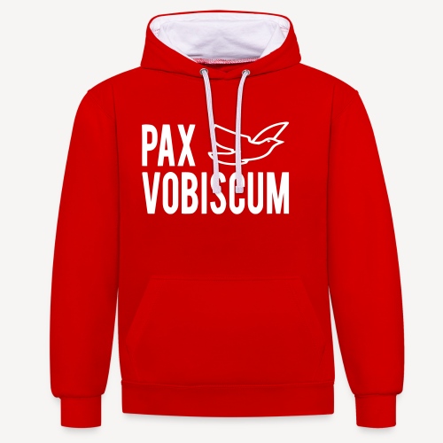 PAX VOBISCUM - Contrast Colour Hoodie