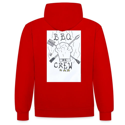 bbqcrew1% - Contrast hoodie