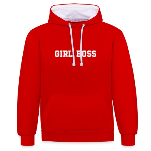 Girls Boss - Contrast hoodie