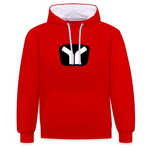 Yugo Logo Black-White Design - Contrast hoodie