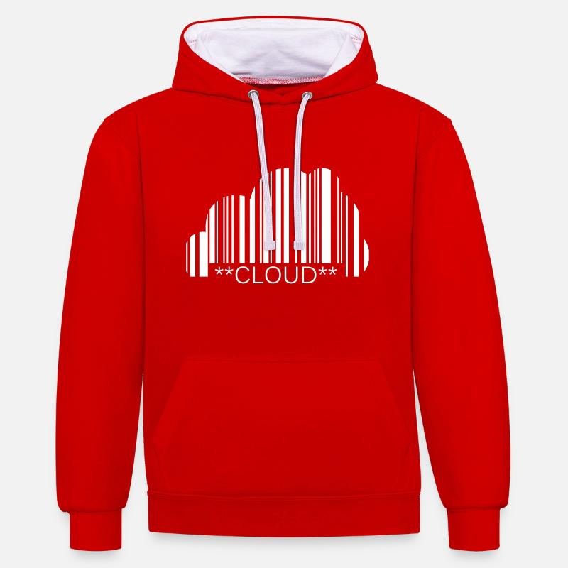 VapeCode Cloud - Sweat à capuche contrasté - undefined