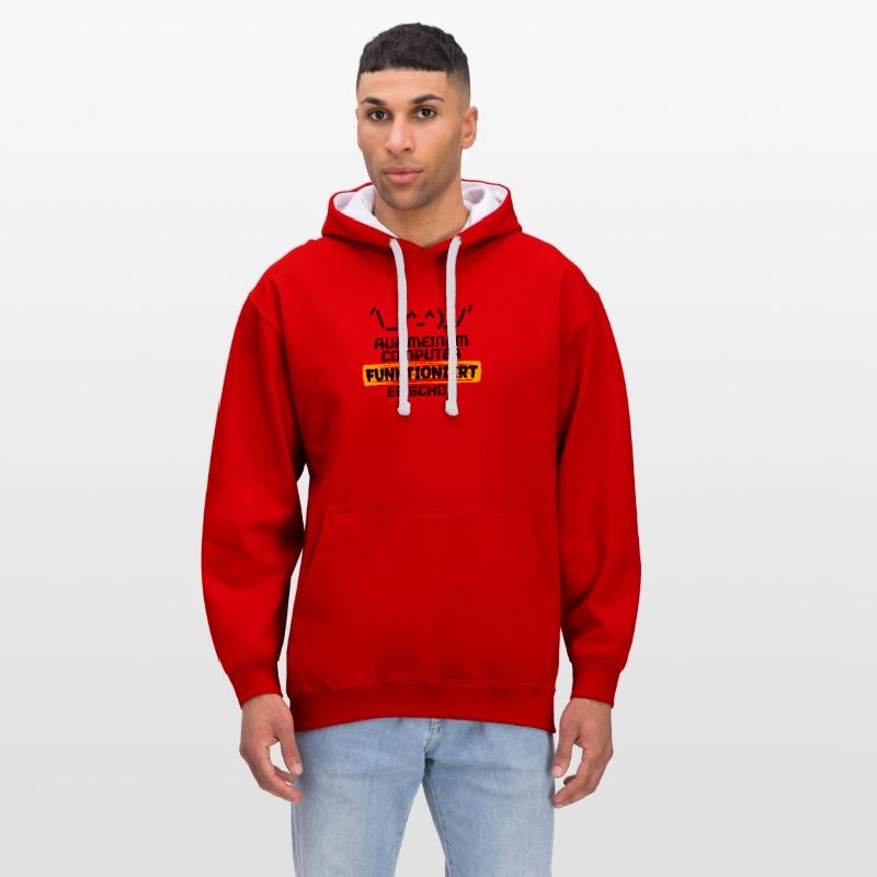 Kontrast-Hoodie
