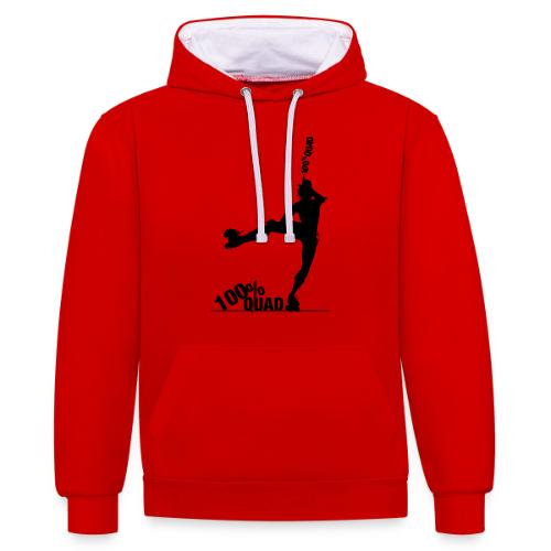 Roller Quad - Sweat à capuche contrasté