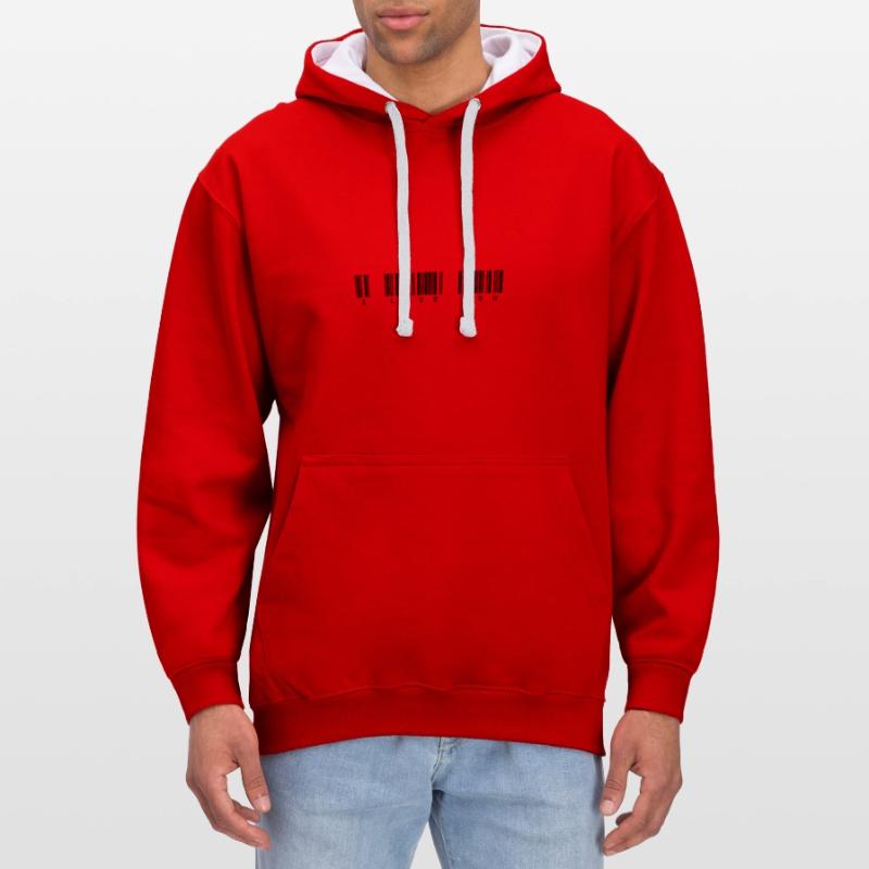 coder Sweat à capuche contrasté