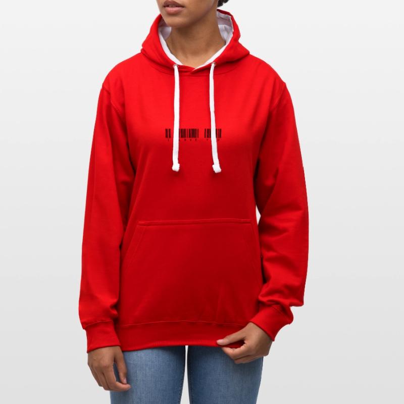 coder Sweat à capuche contrasté