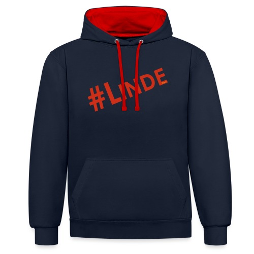 #linde2018 - Kontrast-Hoodie
