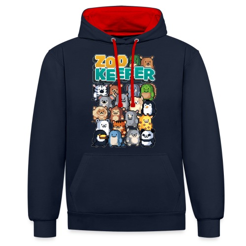 ZooKeeper Full House - Contrast Colour Hoodie