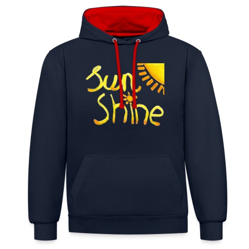 Sunshine - Contrast hoodie