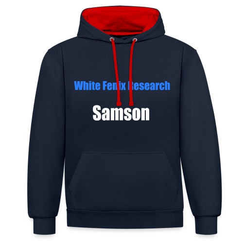 WFR Samson - Sweat à capuche contrasté