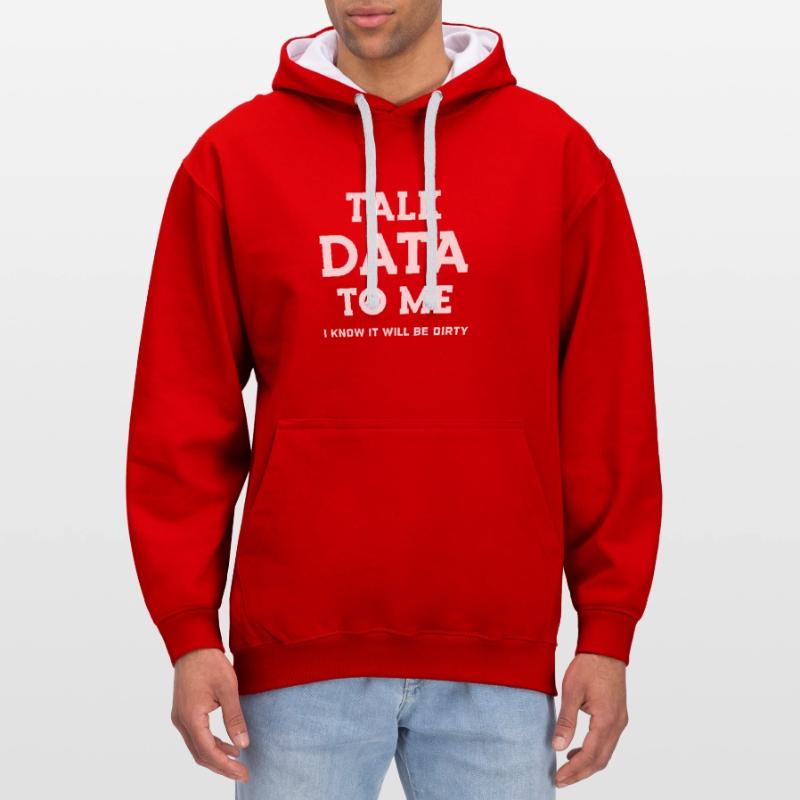 Data Science Statistics Data Scientist Contrast hoodie