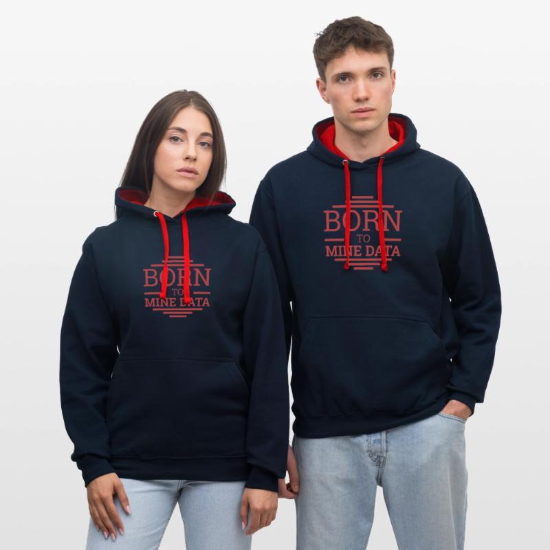 « Data Scientist Mine Data | Data Scientist » Sweat à capuche contrasté