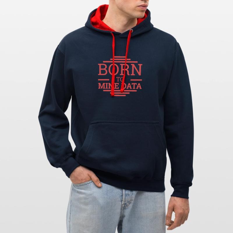 « Data Scientist Mine Data | Data Scientist » Sweat à capuche contrasté