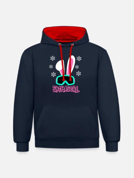 Skihaserl - Sweat à capuche contrasté - 