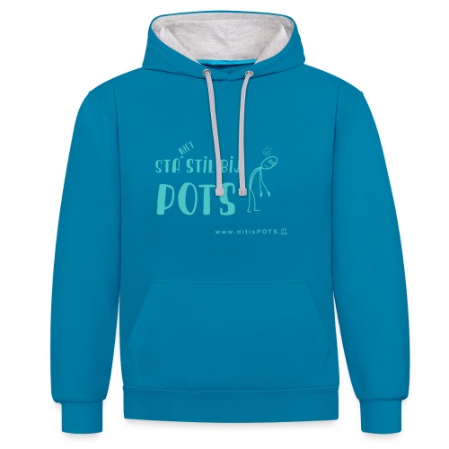 Sta (niet) stil bij POTS producten - Contrast hoodie