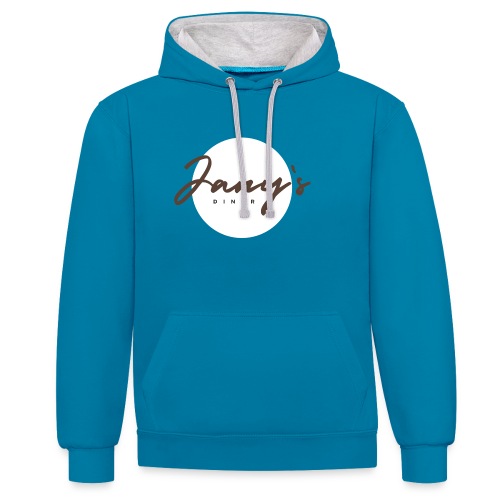 Jany's Logo - Kontrast-Hoodie
