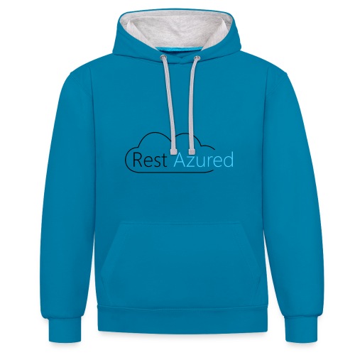 Rest Azured # 1 - Contrast Colour Hoodie