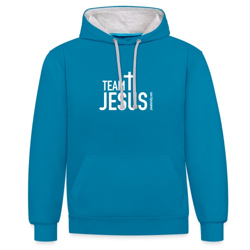 Team Jesus - Sweat-shirt contraste