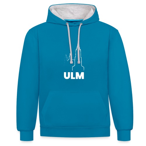 Ulm - Kontrast-Hoodie