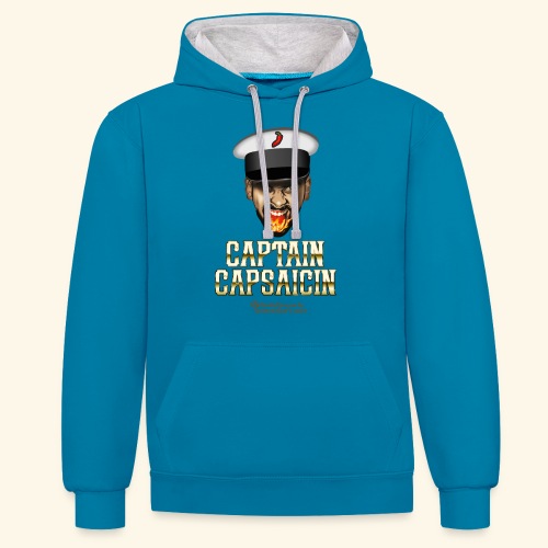 Captain Capsaicin Chili T-Shirt - Kontrast-Hoodie