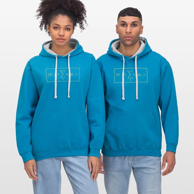 Quantum Physics Quantum Physics Quantum Leap Contrast hoodie